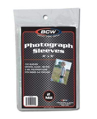 BCW 1-4X6SLV Bcw 4X6 Photo Sleeves - Saltire Games