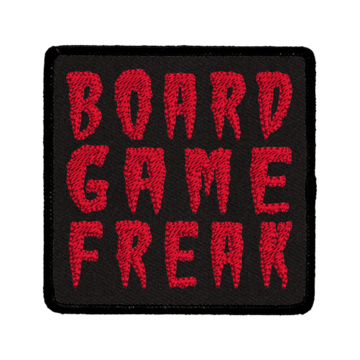 Board Game Freak Iron-On Patch - Saltire Games