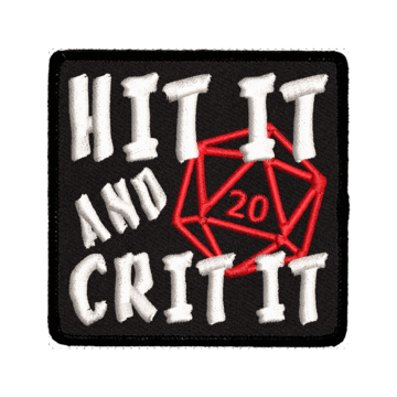 Hit it and Crit it Patch - Saltire Games