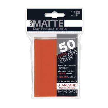 50ct Pro-Matte Peach Standard Deck Protectors - Saltire Games