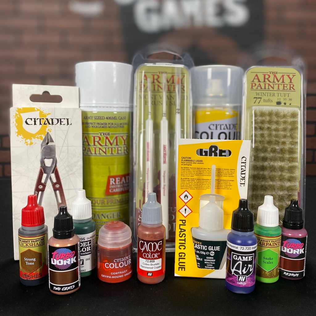 Paint, Tools, and Basing Supplies