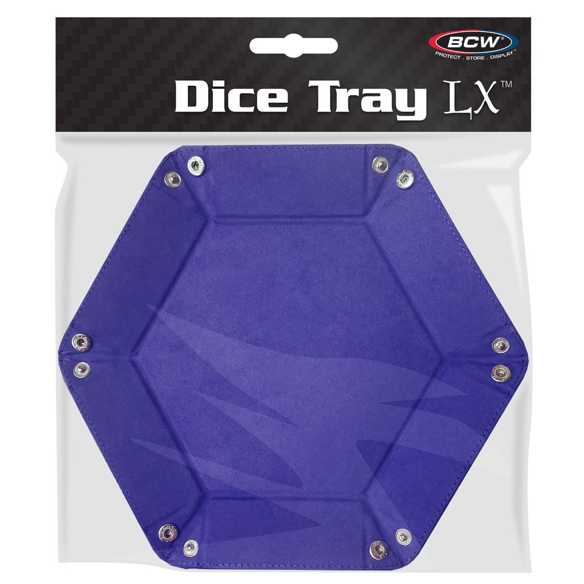 Blue Hexagon Dice Tray - Saltire Games