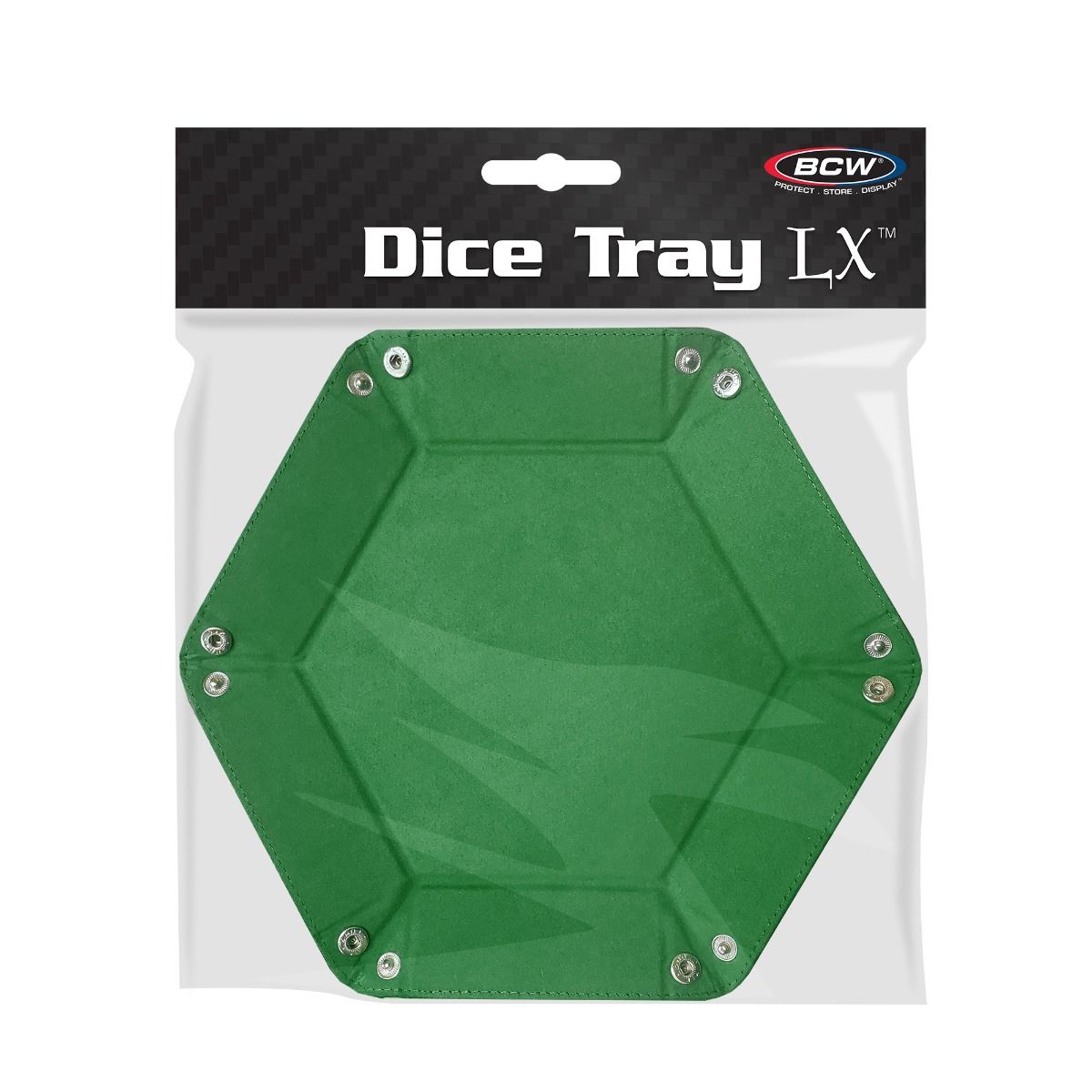 Green Hexagon Dice Tray - Saltire Games