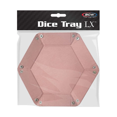 Pink Hexagon Dice Tray - Saltire Games