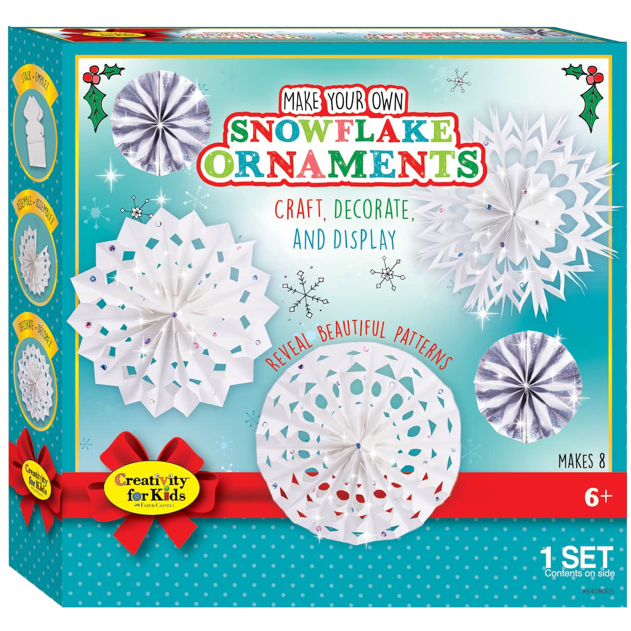 Holiday Make your Own Snowflake Ornaments - Saltire Games