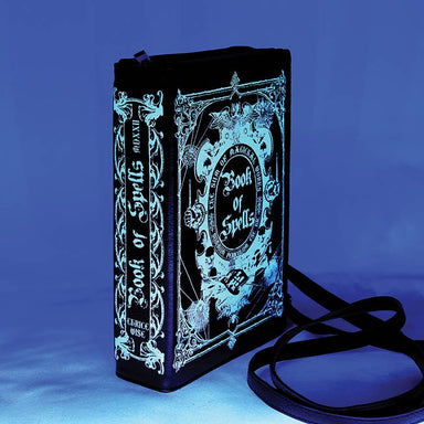 Glow in the Dark Book of Spells Clutch Bag - Saltire Games