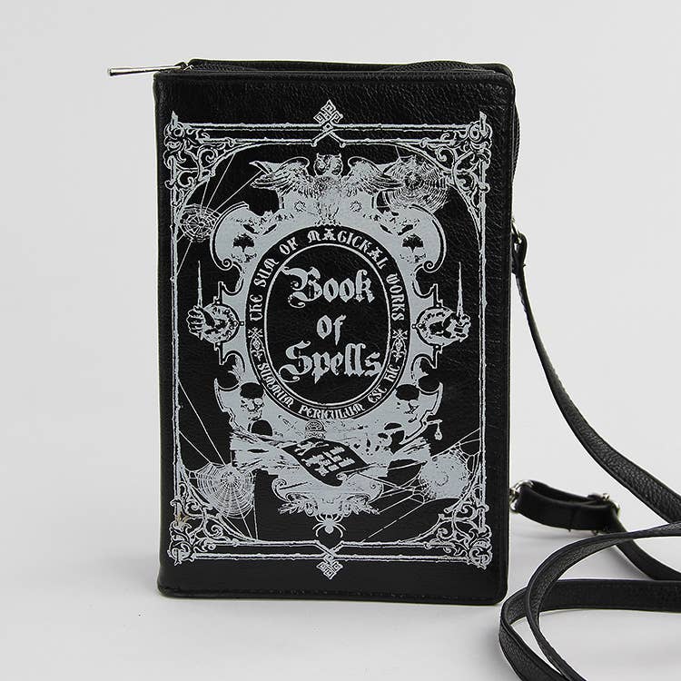 Glow in the Dark Book of Spells Clutch Bag - Saltire Games