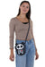 Glow in the Dark Sugar Skull Cat Crossbody Bag - Saltire Games