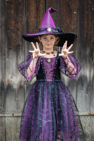 Amethyst the Spider Witch Dress with Hat - Saltire Games