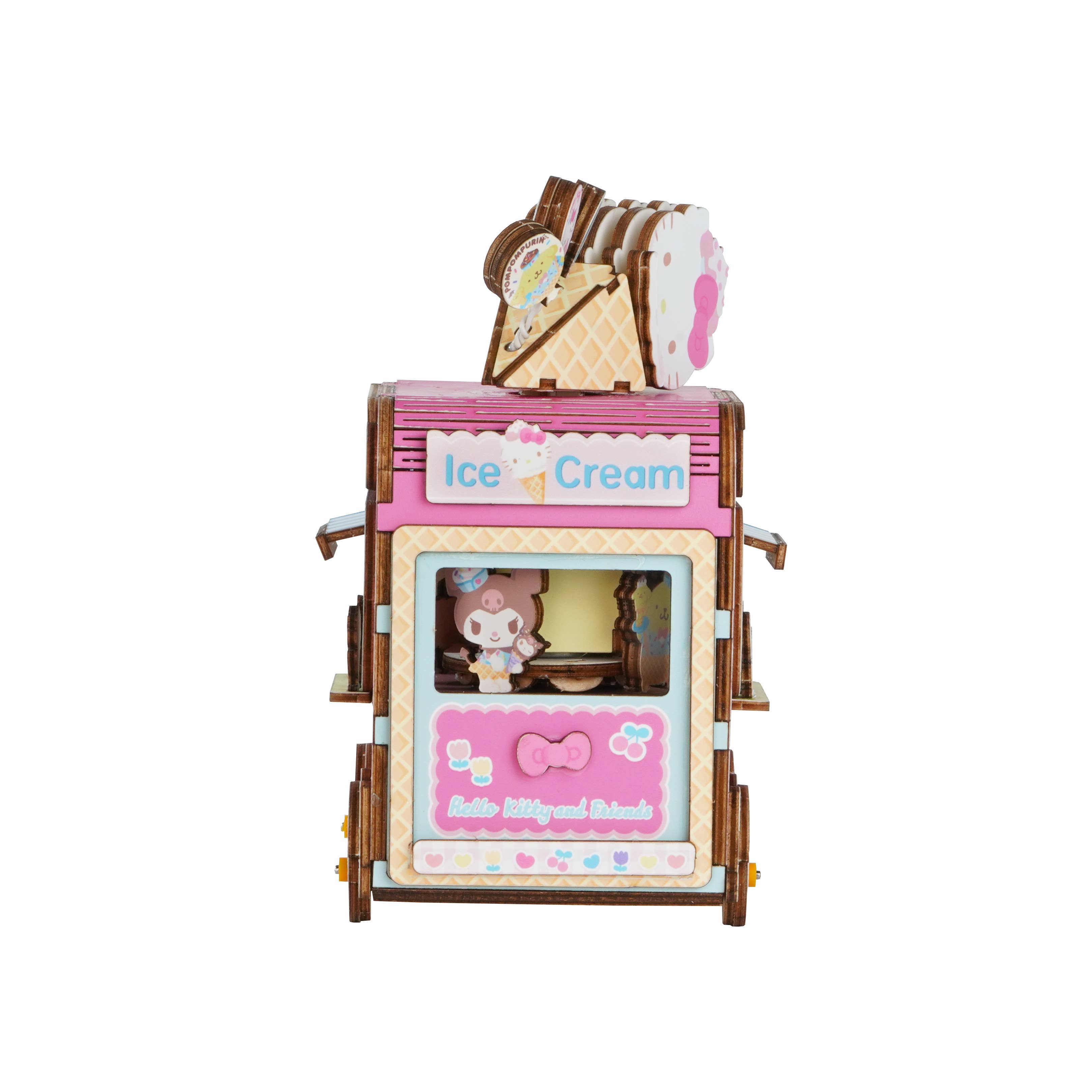 Hello Kitty® And Friends Wooden Music Box: Ice Cream Truck - Saltire Games