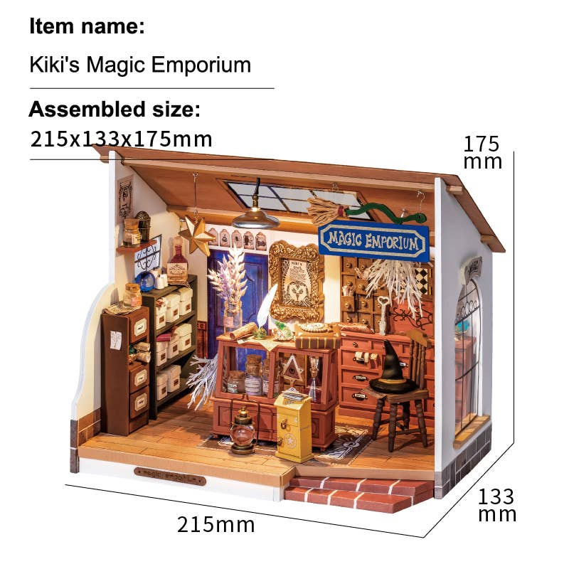 DIY Miniature House Kit: Kiki's Magic Emporium - Saltire Games