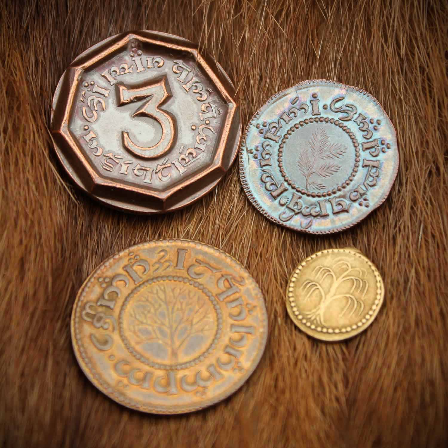 The Hobbit Set #1 - The Shire Set of Four Coins - Saltire Games