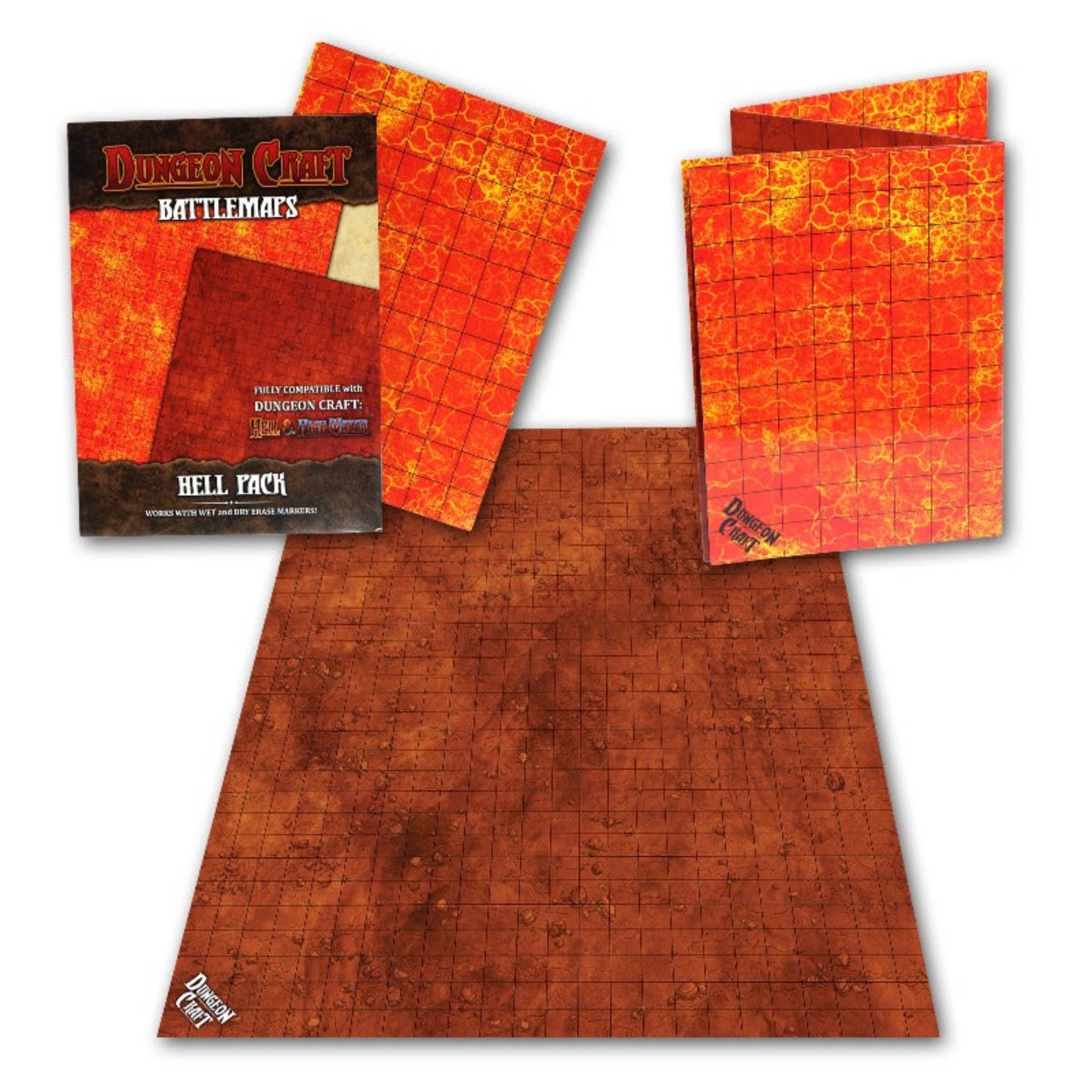 BattleMap: Hell RPG battle map for DnD - Saltire Games