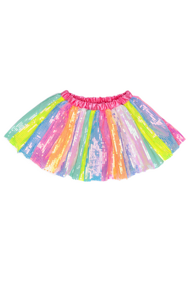 Stripy Sequins Skirt - Saltire Games