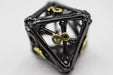 Night Bones - Hollow Metal Dice Set - Saltire Games