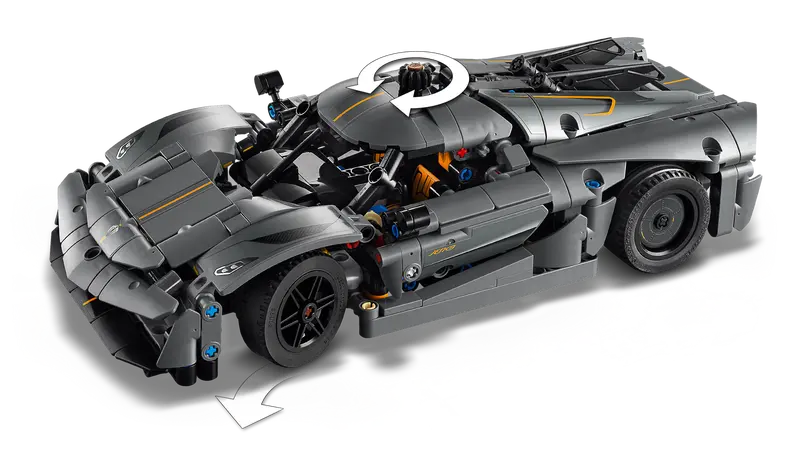 Koenigsegg Jesko Absolut Grey Hypercar - Saltire Games