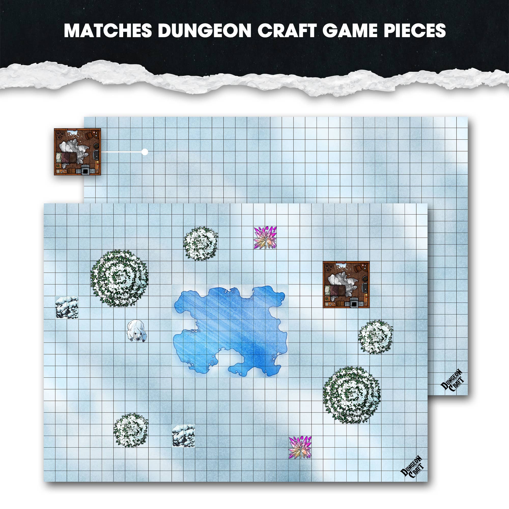 BattleMap: Snow & Wood - Saltire Games