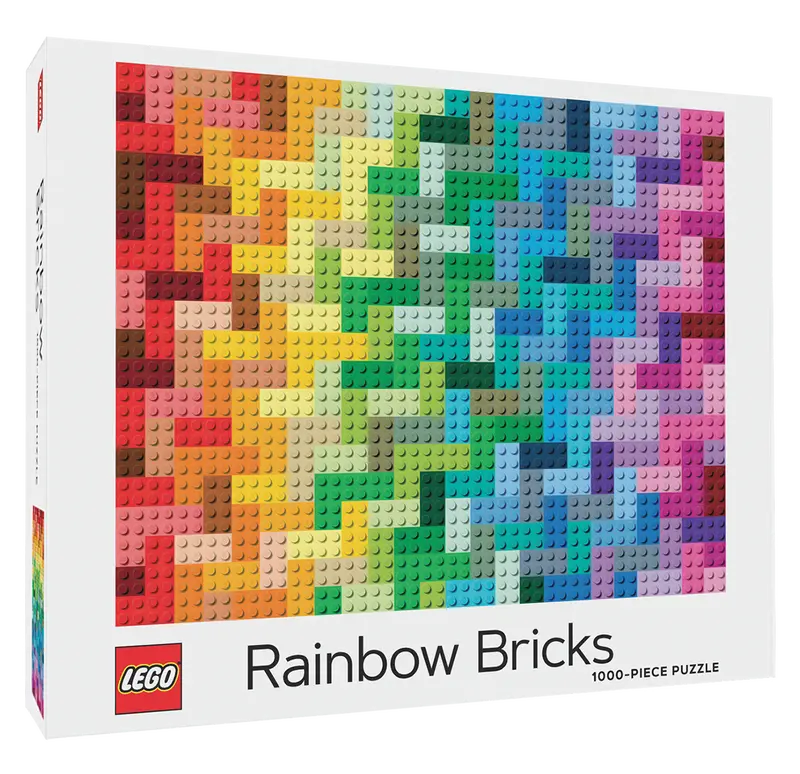 Rainbow Bricks 1,000-Piece Puzzle - Saltire Games