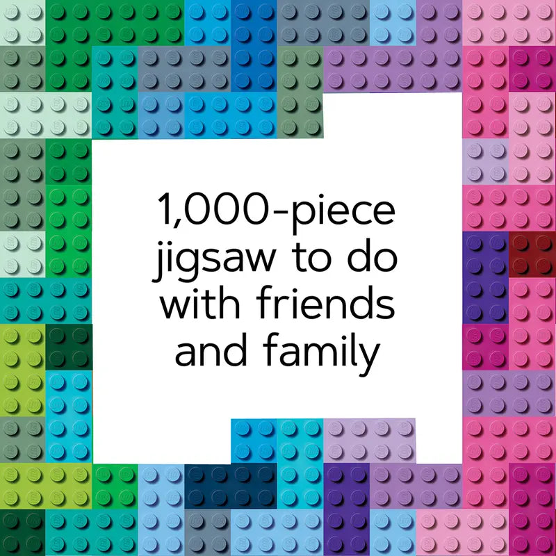 Rainbow Bricks 1,000-Piece Puzzle - Saltire Games