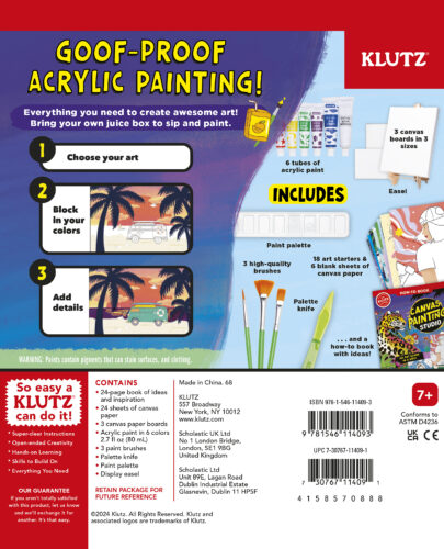 Klutz: Canvas Painting Studio - Saltire Games