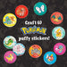 Klutz: Pokemon Color-In 3D Stickers - Saltire Games