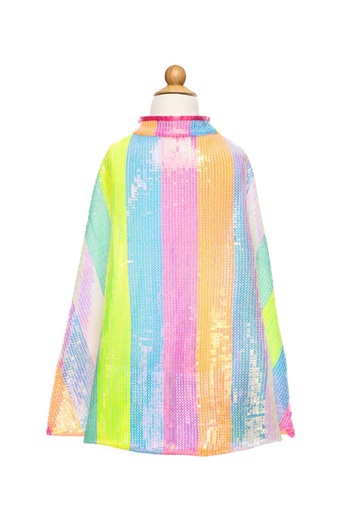 Stripy Sequins Cape - Saltire Games