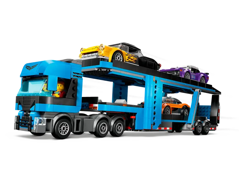 Car Transporter Truck with Sports Cars - Saltire Games