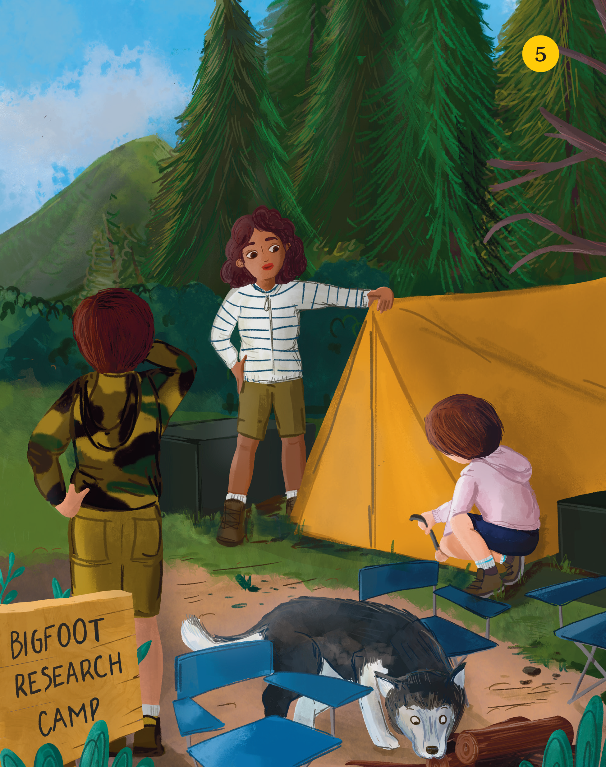 Big Bigfoot's Secret Vacation, Children's Book - Saltire Games