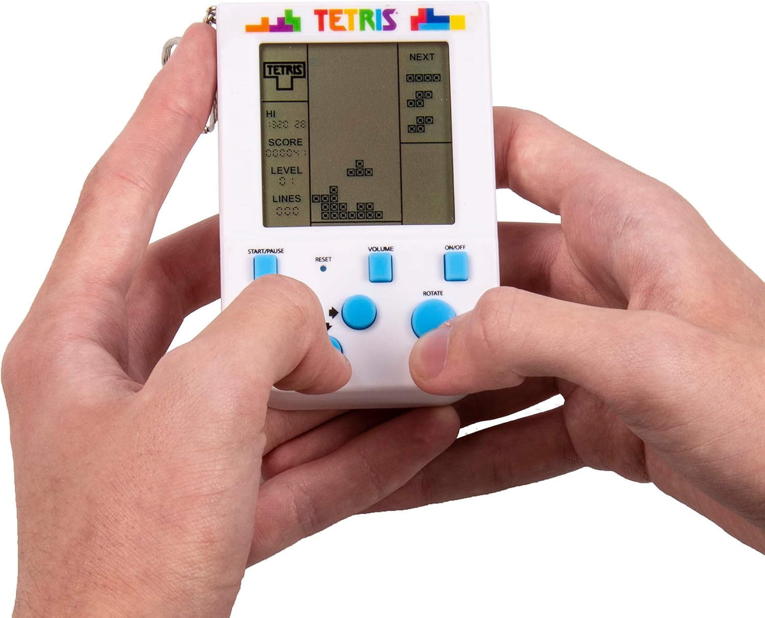 Tetris Keyring Arcade Game - Saltire Games