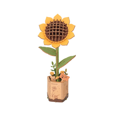 3D Wooden Flower Puzzles: Sunflower - Saltire Games