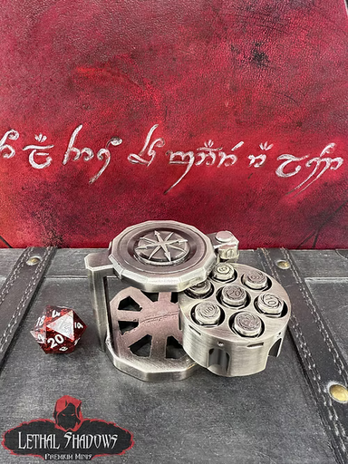 Revolver Dice - Silver - Saltire Games