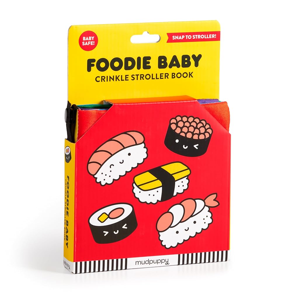 Foodie Baby – Delicious Crinkle Fabric Stroller Book - Saltire Games