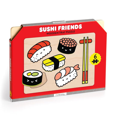 Sushi Friends Wooden Tray Puzzle - Saltire Games