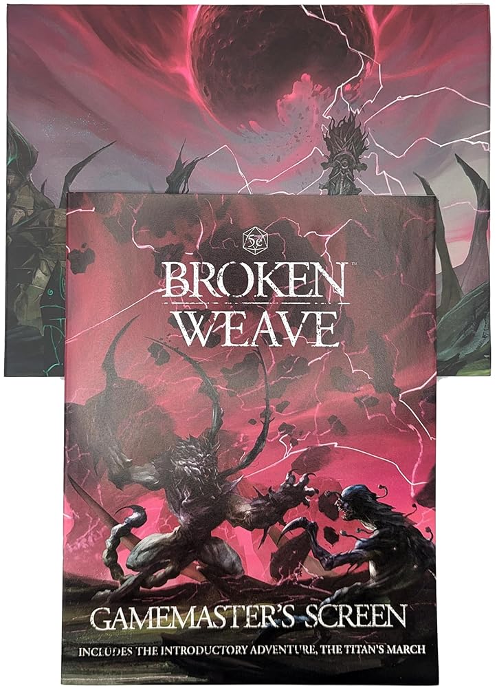 Broken Weave Gamesmaster Screen - Saltire Games