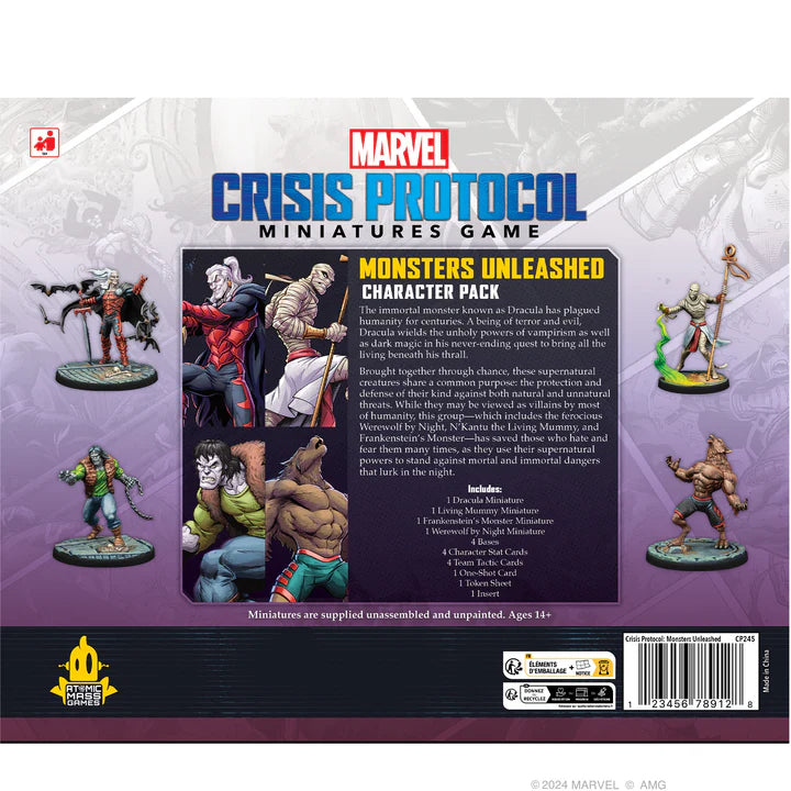 Marvel: Crisis Protocol - Monsters Unleashed Character Pack - Saltire Games