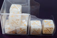 -1/-1 Pearl White Counters for Magic - set of 8 - Saltire Games