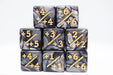 +1/+1 Pearl Black Counters for Magic - set of 8 - Saltire Games