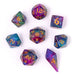 Wyrmforged Rollers - Rounded Edge 8 Piece Polyhedral Dice set - Siren's Melody - Saltire Games