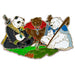 Quest's Reward Fine Art Pin - Werebears - Saltire Games