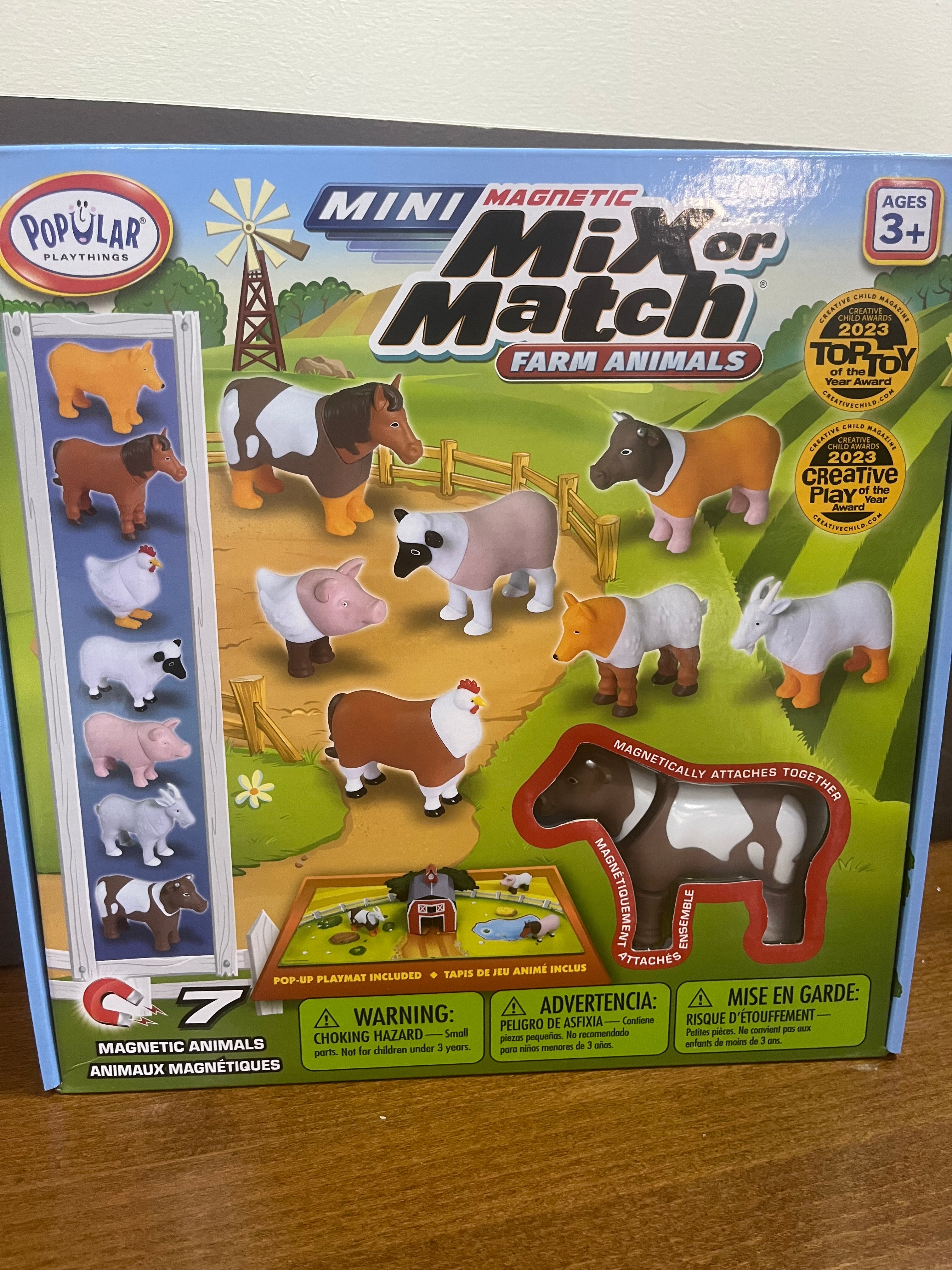 Mix & Match Magnetic Farm Animals - Saltire Games