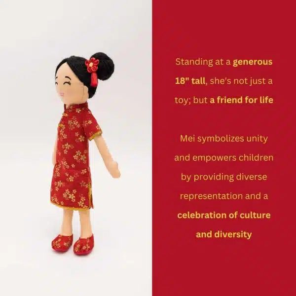 Joeydolls Chinese ‘Mei’ Cultural Doll - Saltire Games