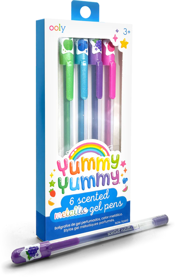 Yummy Yummy: Scented Gel Pens - Metalic - Saltire Games