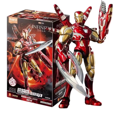 Blokees Marvel Infinity Saga Champion Class Iron Man Mark LXXXV Deluxe Edition Model Kit - Saltire Games