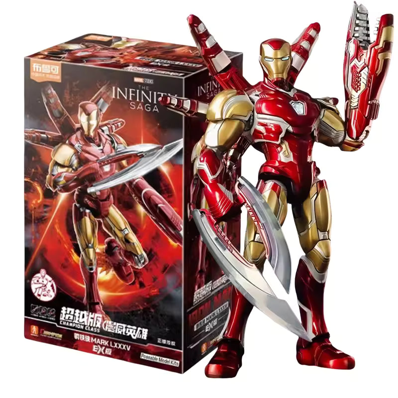 Blokees Marvel Infinity Saga Champion Class Iron Man Mark LXXXV Deluxe Edition Model Kit - Saltire Games