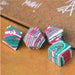 Textured Turquoise Pink & Teal - Engraved - Saltire Games