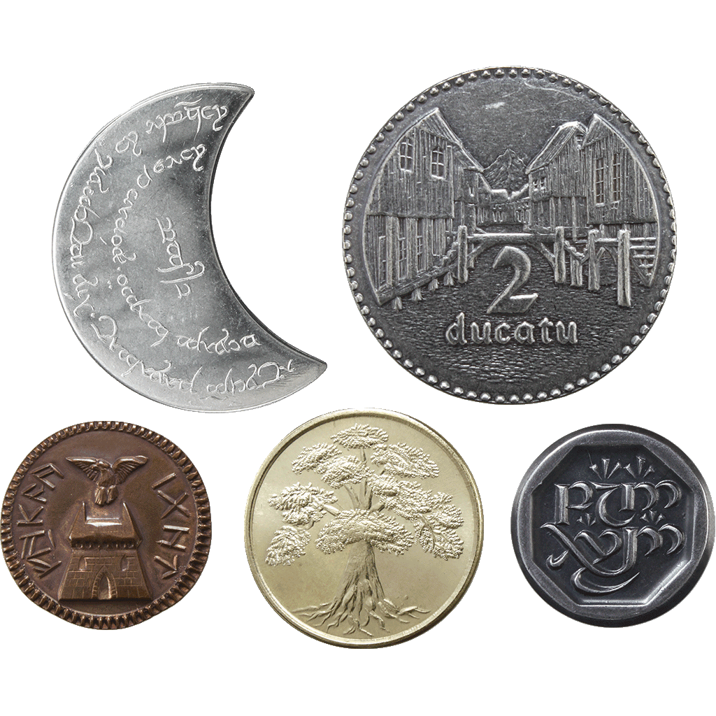 The Lord of the Rings Set #2 - Middle-earth Set of Five Coin: Default Title - Saltire Games