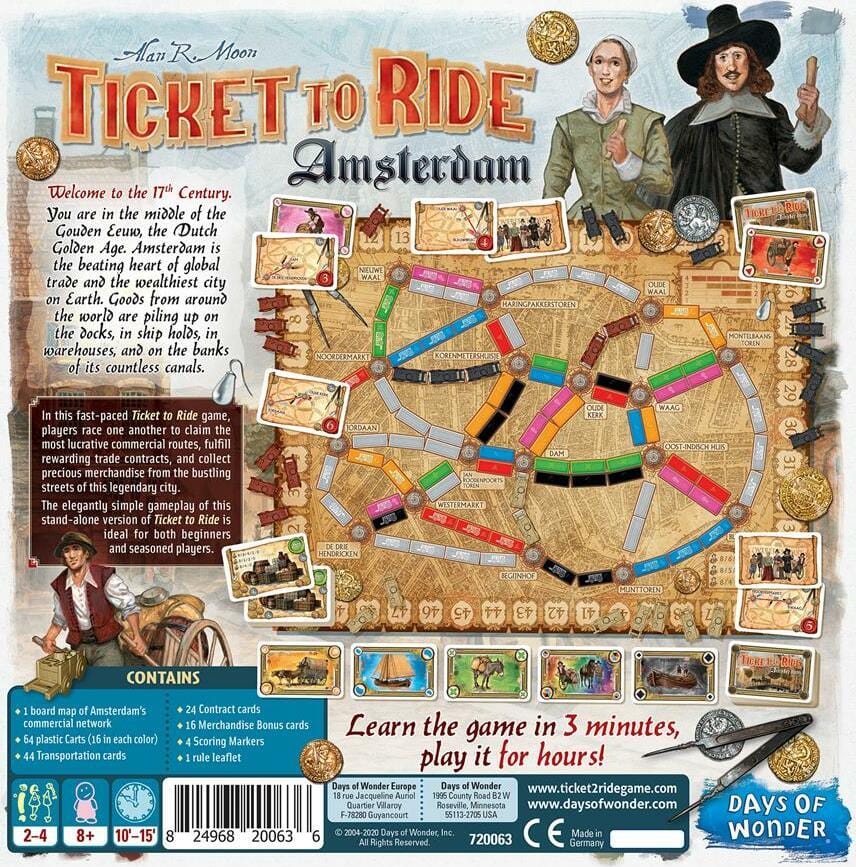 Ticket to Ride Amsterdam - Saltire Games