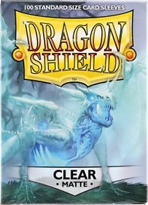 Dragon Shield Matte - Clear - Saltire Games