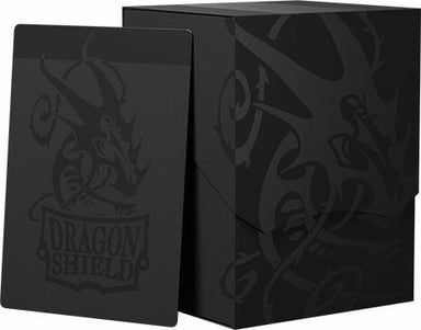 Deck Box: Dragon Shield: Deck Shell: Revised: Shadow Black/Black - Saltire Games