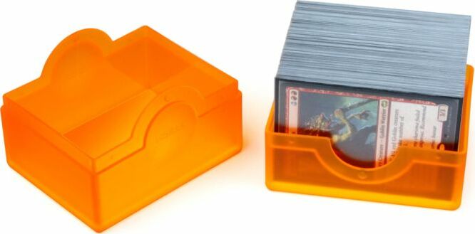 Prism Deck Case Orange - Saltire Games